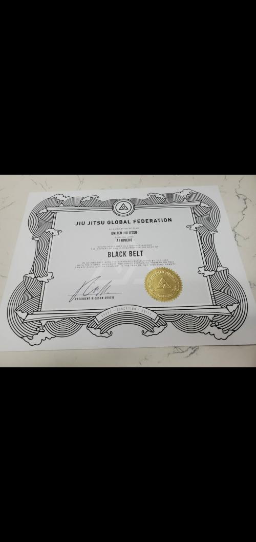 Black belt · May 31, 2015 · Promoted by Arexce Rivero