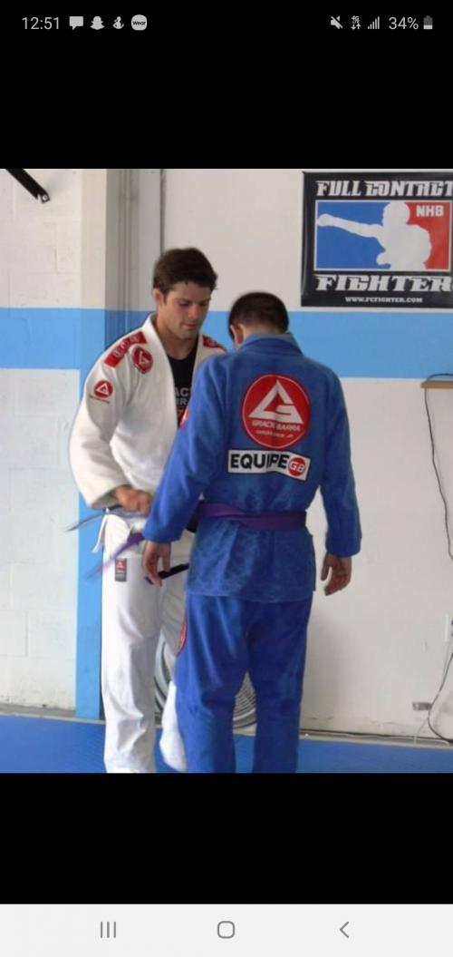 Purple belt · March 22, 2010 · Promoted by Arexce Rivero