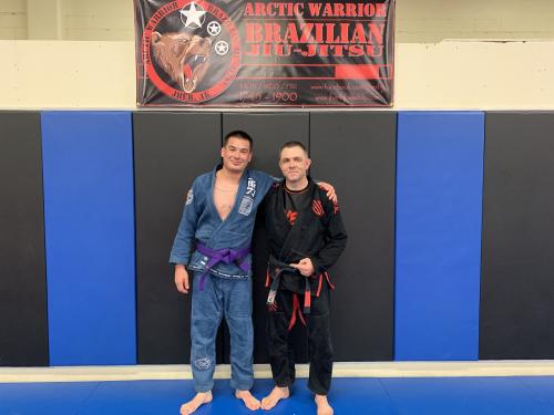 Purple belt · November 8, 2019 · Promoted by Brandon Dimick