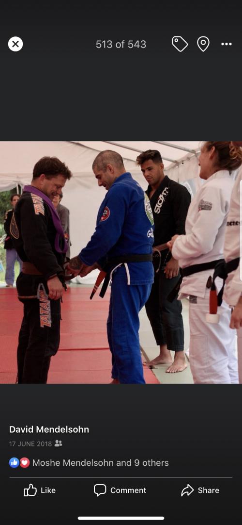 Brown belt · June 17, 2018 · Promoted by Ezekiel Zayas