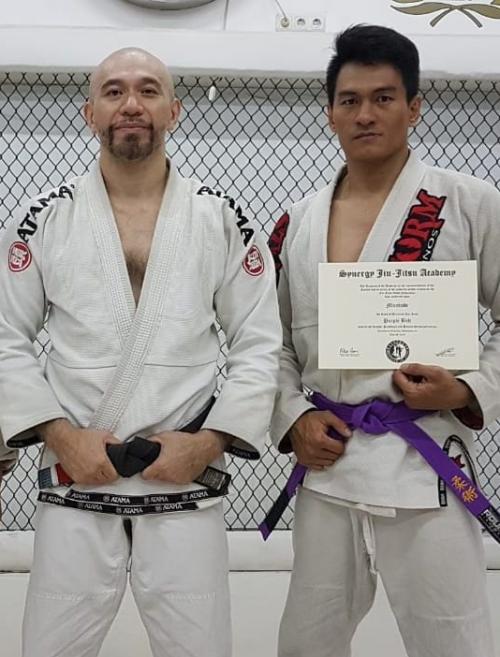 Purple belt · July 24, 2018 · Promoted by Max Metino