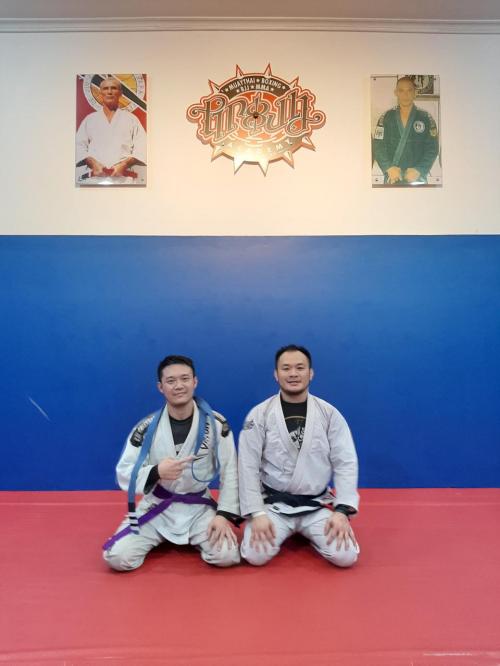 Purple belt · December 15, 2019 · Promoted by Fransino Tirta