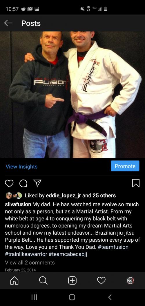 Purple belt · February 22, 2014 · Promoted by Fernando Cabeca Sarmento