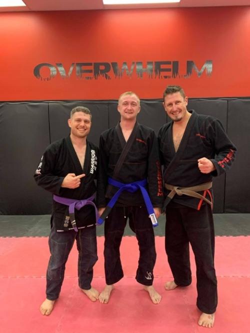 Blue belt · July 31, 2019 · Promoted by Adam Wyatt