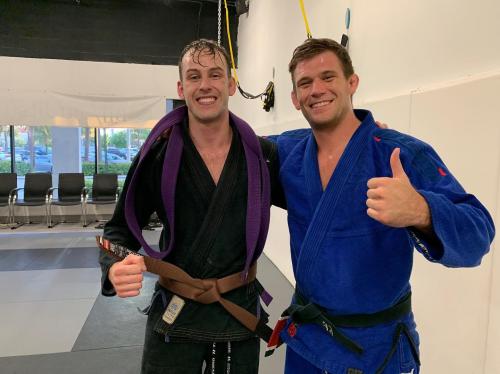 Brown belt · August 5, 2019 · Promoted by Aj Souza