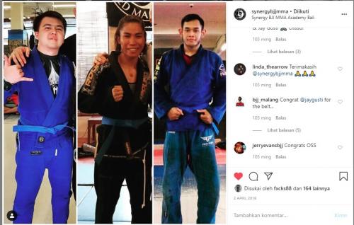 Blue belt · March 31, 2018 · Promoted by Niko Han