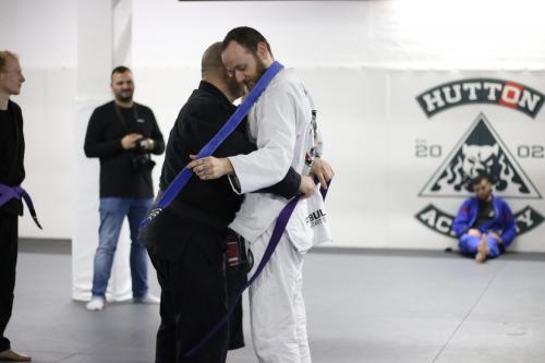 Purple belt · December 7, 2019 · Promoted by Hans Hutton