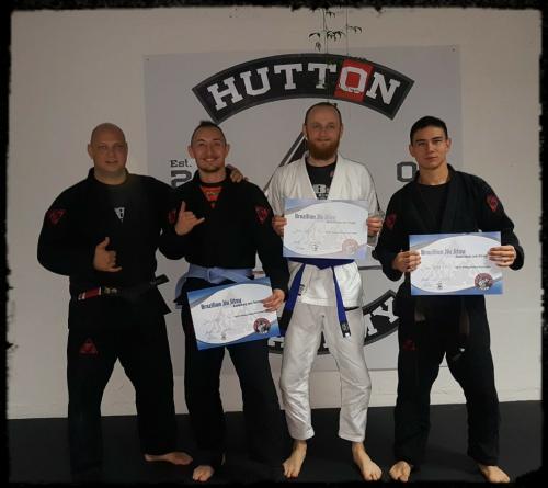 Blue belt · December 2, 2017 · Promoted by Hans Hutton