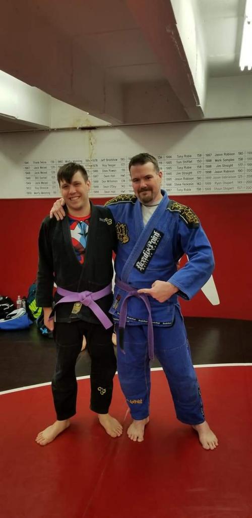 Purple belt · March 23, 2019 · Promoted by Korey Kilburn