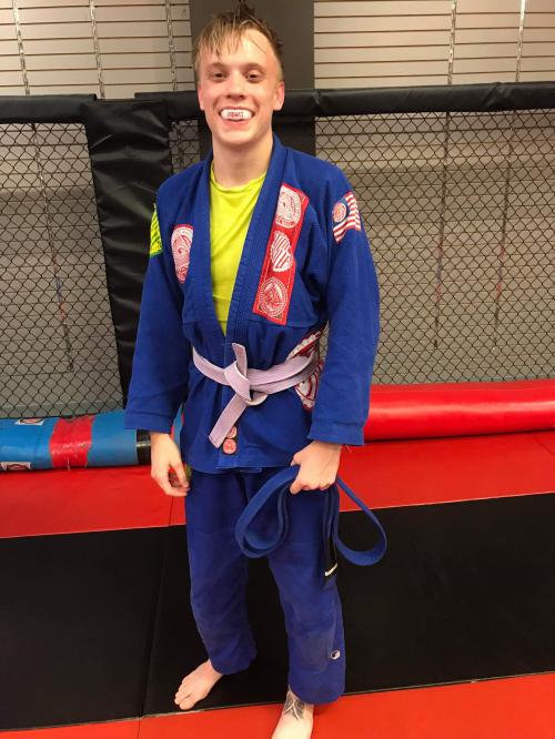 Purple belt · November 6, 2019 · Promoted by Casey Oxendine