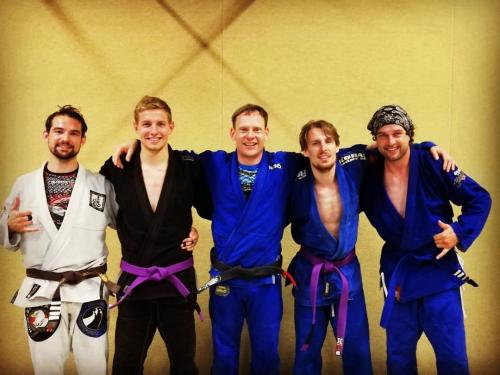 Blue belt · October 20, 2017 · Promoted by Mike Hartmann