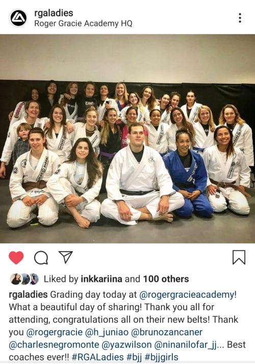 Brown belt · December 3, 2017 · Promoted by Roger Gracie