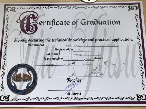 Purple belt · December 14, 2013 · Promoted by Remco van Baardewijk