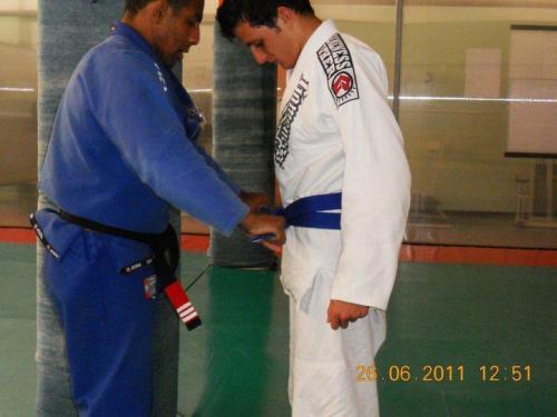 Blue belt · June 26, 2011 · Promoted by Rogerio Olegario