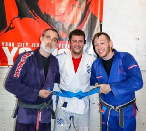 Blue belt · September 3, 2019 · Promoted by Chris Reed