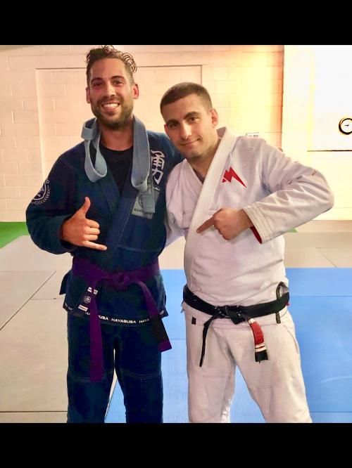 Purple belt · July 2, 2019 · Promoted by Jon Heleotis