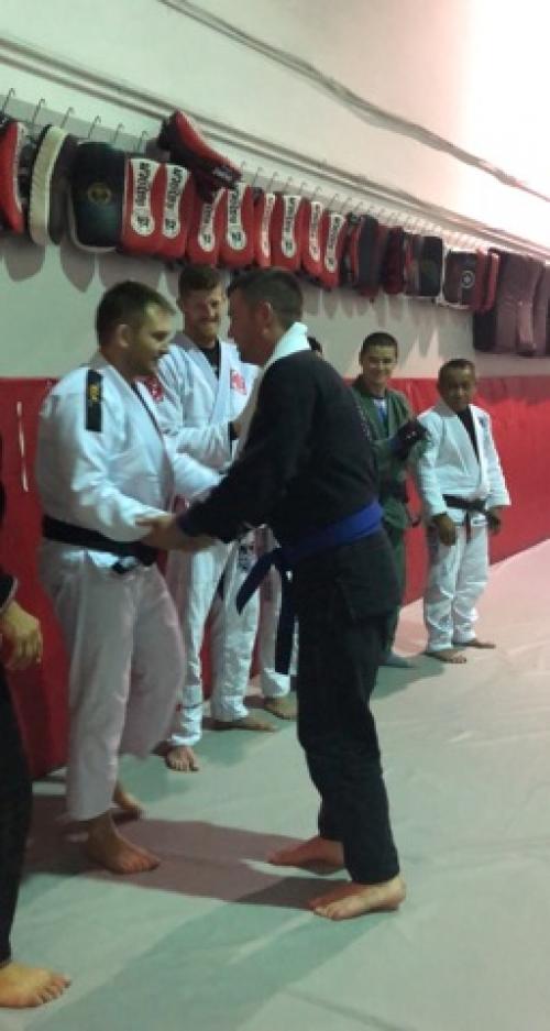 Blue belt · November 20, 2019 · Promoted by Shawn Albrecht