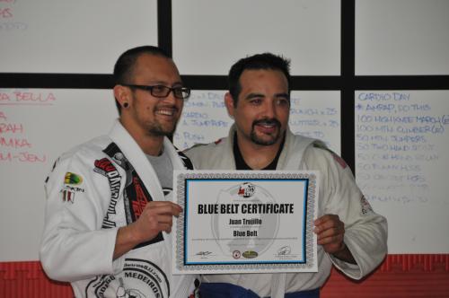 Blue belt · March 10, 2012 · Promoted by Jay Pages
