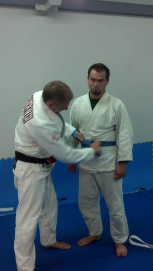 Blue belt · June 16, 2013 · Promoted by Sebastian Słowek