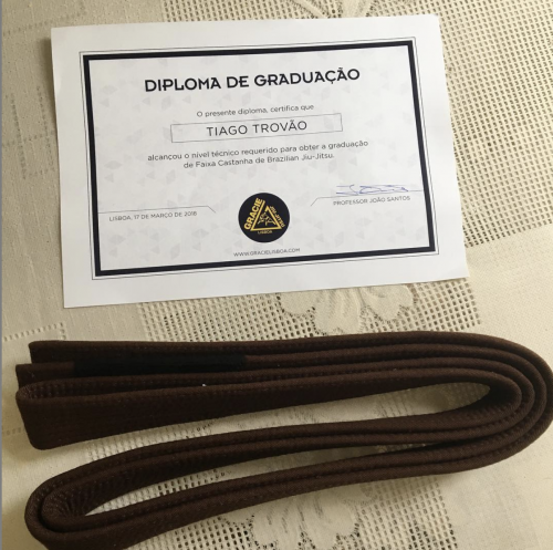 Brown belt · March 7, 2018 · Promoted by João Santos