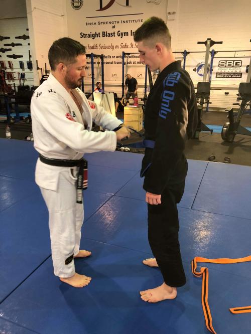 Blue belt · August 7, 2018 · Promoted by John kavanagh