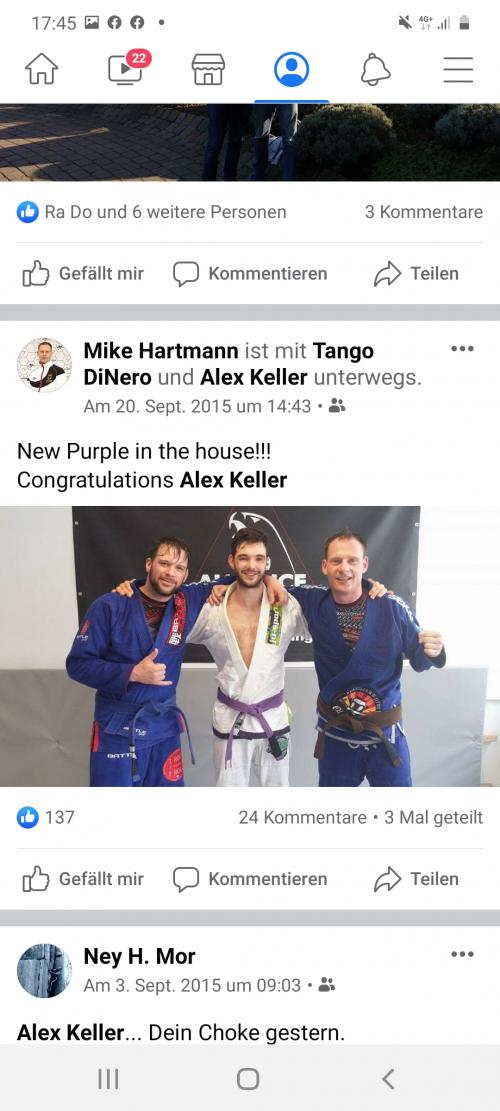 Purple belt · September 20, 2015 · Promoted by Henry Navorra
