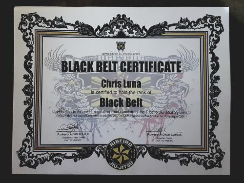 Black belt · September 23, 2017 · Promoted by Alvin aguilar