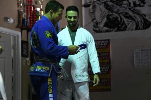 Blue belt · December 9, 2017 · Promoted by Jeff Messina