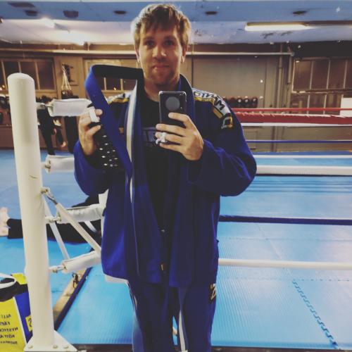 Blue belt · October 31, 2018 · Promoted by Daniel Bäckefelt