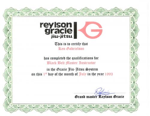 Black belt · July 1, 1993 · Promoted by Reylson Gracie