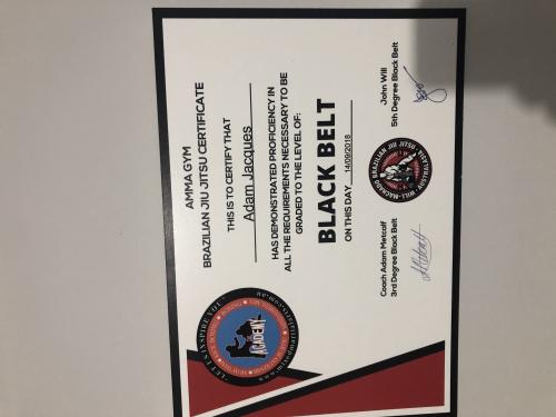Black belt · September 14, 2018 · Promoted by Adam Metcalf