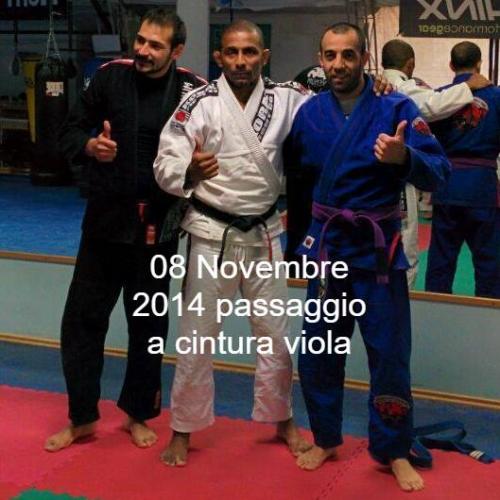 Purple belt · November 8, 2014 · Promoted by Rogerio Olegario