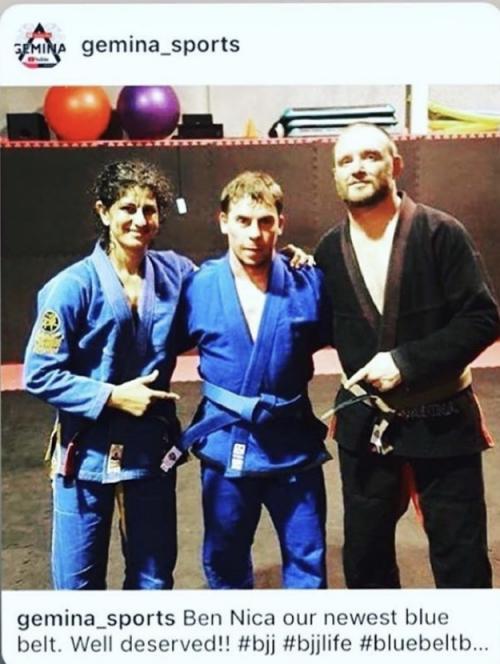 Blue belt · February 15, 2016 · Promoted by Josephine Masiello