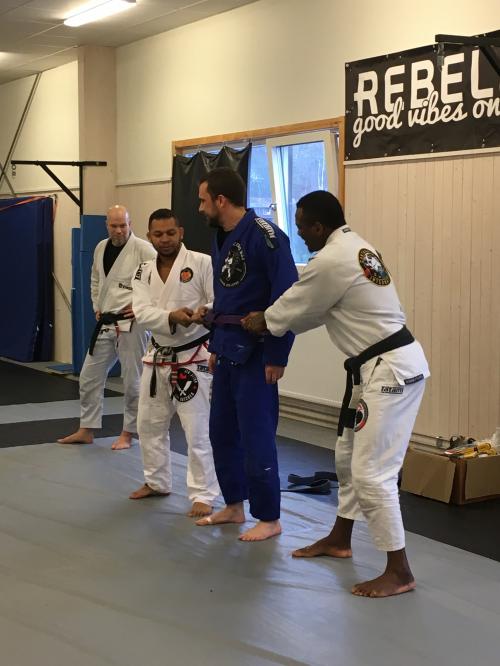 Purple belt promotion
