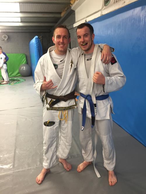 Blue belt · August 11, 2018 · Promoted by Oisin McCabe