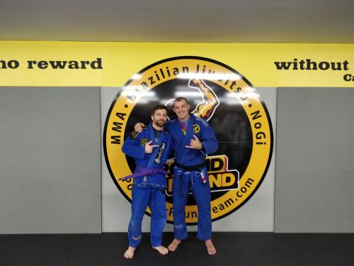 Purple belt · March 10, 2018 · Promoted by Sergio Canudo Zimmermann