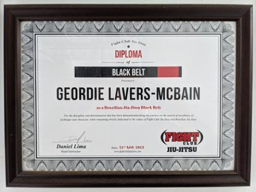 Black belt · November 21, 2013 · Promoted by Daniel Lima