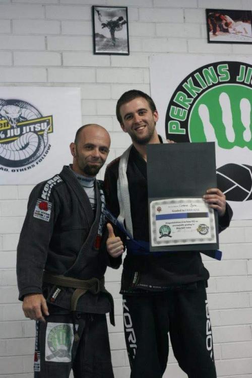 Blue belt · November 30, 2012 · Promoted by Deon Perkins