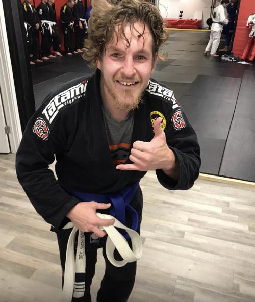 Blue belt · November 3, 2019 · Promoted by Jason Church