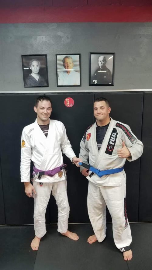 Blue belt · September 26, 2017 · Promoted by Professors Danny Ruiz
