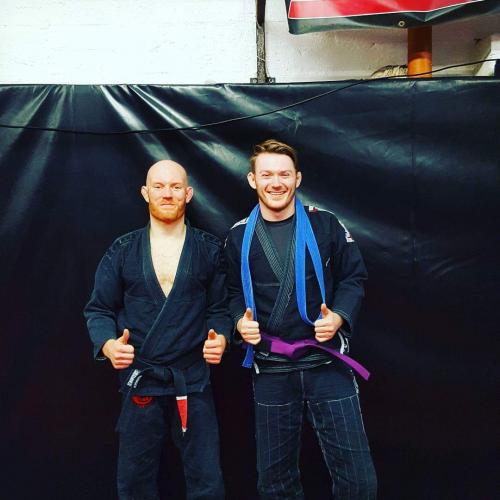 Purple belt · February 18, 2018 · Promoted by Darragh O'Connaill