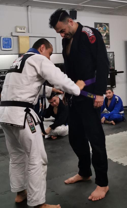 Purple belt · January 10, 2020 · Promoted by Ali Remezani Bayani