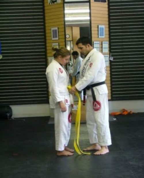 Yellow belt · October 19, 2009 · Promoted by Brian Davis