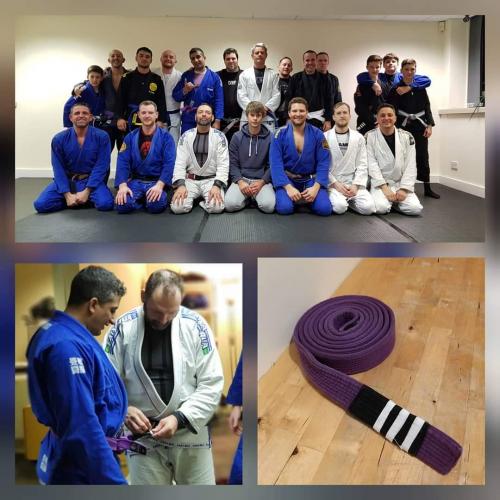 Purple belt · December 21, 2017 · Promoted by Ed Ingamells