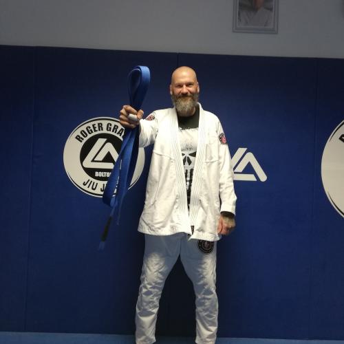 Blue belt · January 11, 2020 · Promoted by Barry Crowther