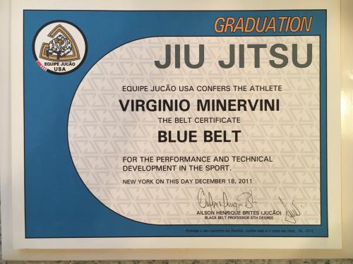 Blue belt · December 18, 2011 · Promoted by Ailson Brites