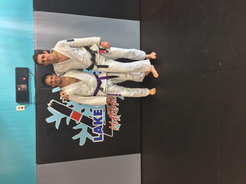Purple belt · September 16, 2017 · Promoted by Michael Katilus