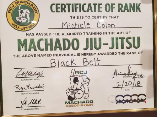 Black belt · February 20, 2018 · Promoted by Carlos Machado