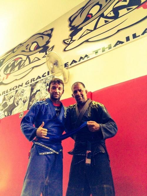 Blue belt · August 12, 2015 · Promoted by Olavo Abreu Carlson Gracie