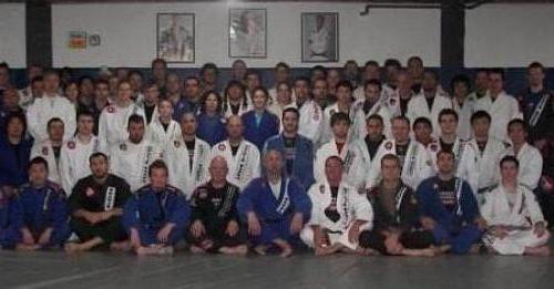Gracie Barra Vancouver, circa 2004 or 05 maybe. I think it was a Carlinhos seminar.